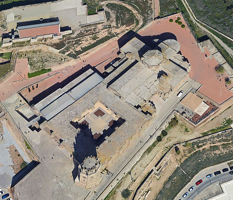 IMAGEN AEREA DEL SIG PAC.  CATEDRAL